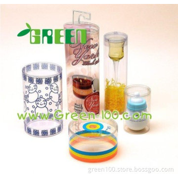 New Design Clear Plastic Tubes with Lids